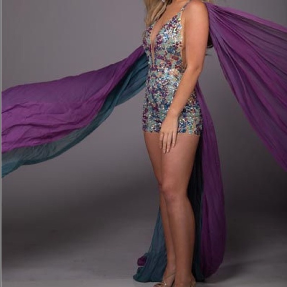 Custom Jovani romper - Picture 2 of 7